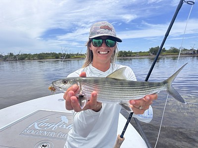 Bonefish on Fly